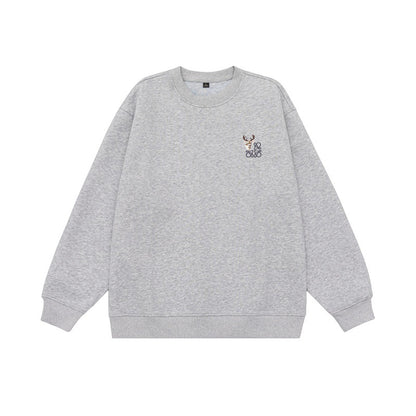 Loose Retro Casual Versatile Crewneck Hoodie