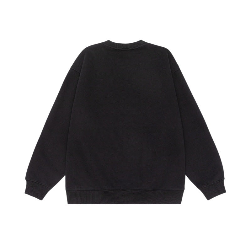 Loose Retro Casual Versatile Crewneck Hoodie