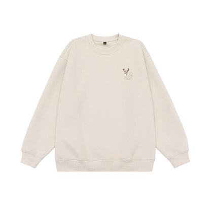 Loose Retro Casual Versatile Crewneck Hoodie